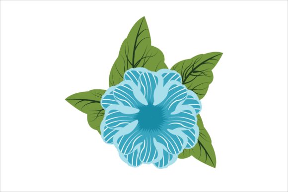 Blue Decoration Floral Flower Vector Graphics and Illustrations Review