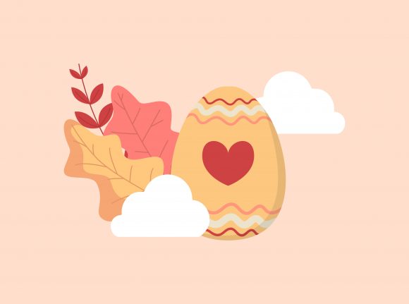 Easter Egg Love Red Floral Cloud Vector Graphics Review