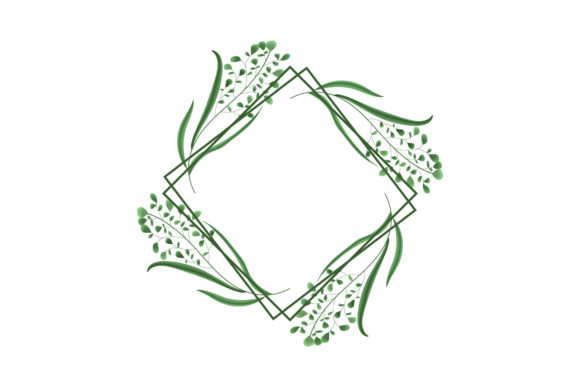 Floral Frame Decorative Graphics for Modern Illustrations