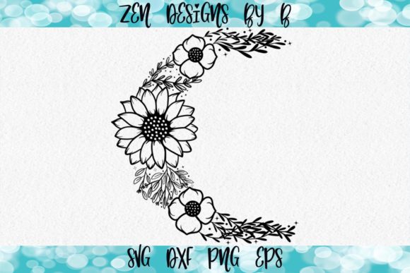 Floral Moon Hand Drawn: A Designer's Review for Real Embroidery Projects