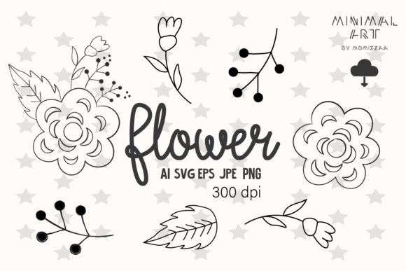 Floral, Roses, Outline Graphics and Illustrations Review