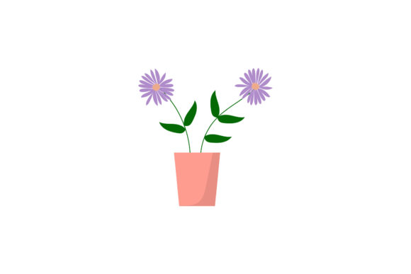 Fresh Floral Pot Beauty Nature Graphics and Illustrations Review