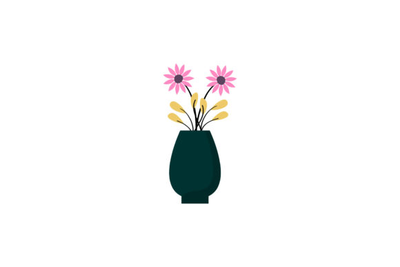 Fresh Tropical Floral Pot Beauty Nature Graphics and Illustrations Review