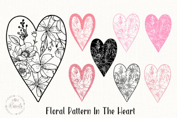 Heart with a Floral Pattern 1: Graphics and Illustrations Review