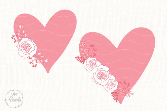 Heart with a Floral Pattern 9 Graphics and Illustrations Review
