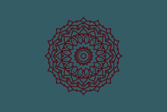 Mandala Floral Asian Meditation Graphics and Illustrations Review