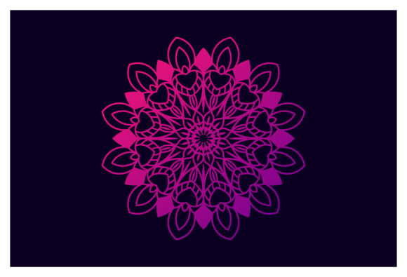 Simple Mandala Shape Vector Floral Review