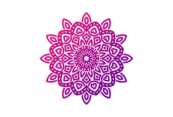 Stylized Floral Mandala Vector Design for Graphics and Illustrations