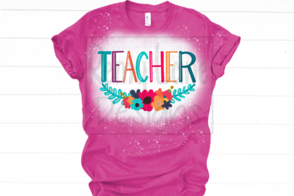 Teacher Bright Floral Sublimation: A Review for Graphics and Illustrations